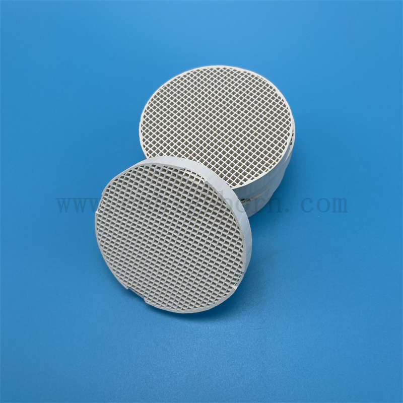 Mullite Cordierite Ceramic Dental Tray Honeycomb Ceramic Plate