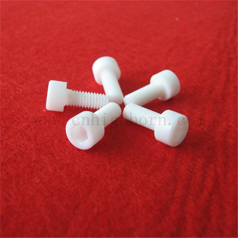 Zirconia Ceramic Screw Customized High Strength ZrO2 Bolt And Nut