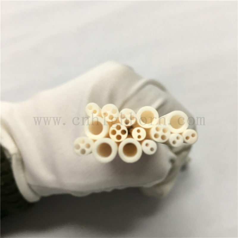 Customized Insulation Alumina Ceramic Tube 99 Al2O3 Perforated Pipe