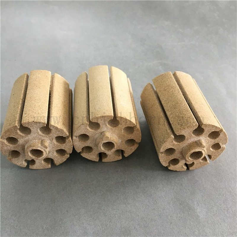 Industrial Cordierite Ceramic Heater Bobbin Tube For Cartridge Heater