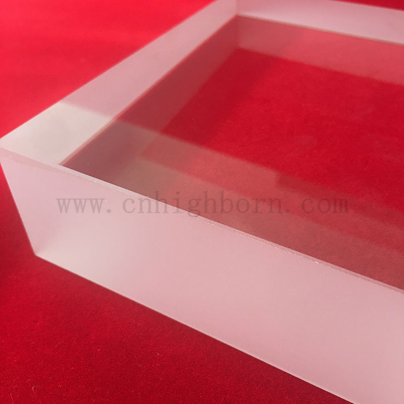 JGS2 Clear Transparent Quartz Fused Optical Glass Slabs