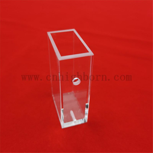 Lab Spectrometer Clear Large Cell UV 10mm Path Length Quartz Glass Cuvette Optical Glass Cuvette