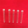 Customized Quartz Test Tube Fused Silica Glass Tube with Round Bottom And Screwed Ends