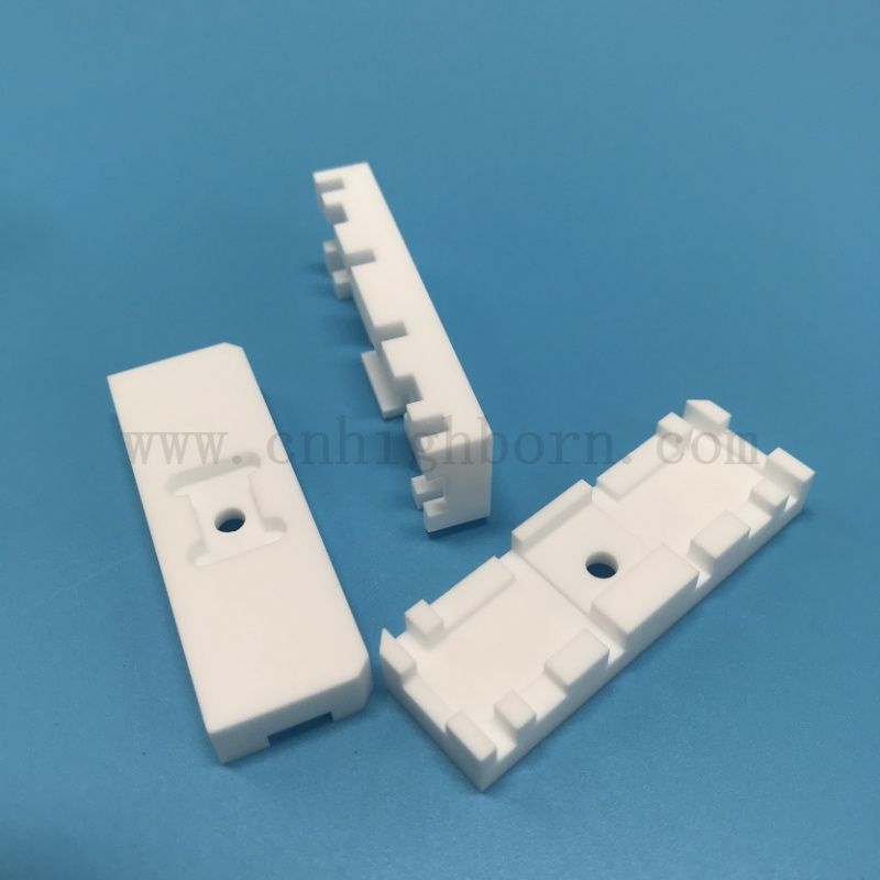 Customized Macor Ceramic Part Easy Machinable White Glass Ceramic Insulation Block