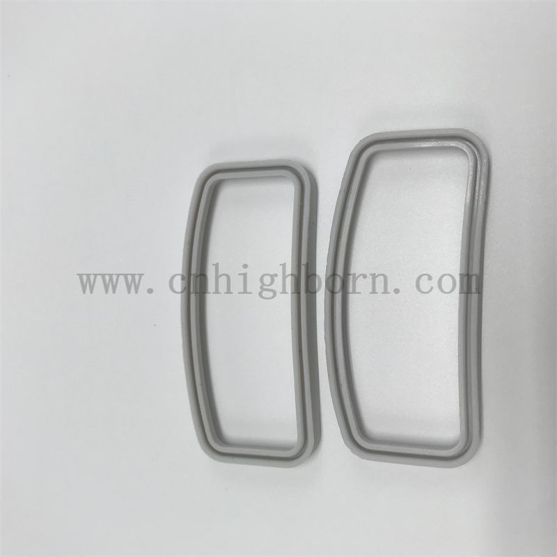 Food Grade Soft Silicone Rubber Seals Gray Colored High Temperature Resistant Silicone Ring