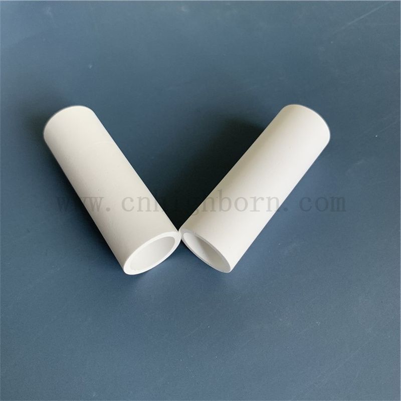 45% high porosity porous alumina ceramic tube microporous ceramic pipe for noise reduction