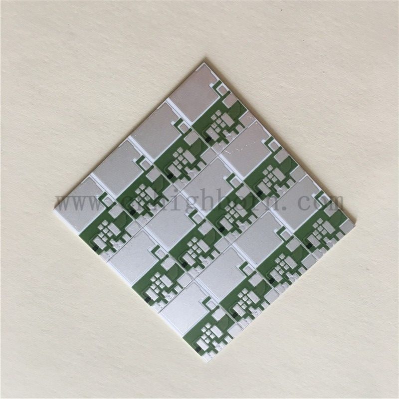 Metalized PCB Sheet Alumina Ceramic Substrate Multilayer Integrated 96% alumina ceramic thick film sheet