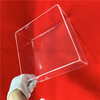 Heat Resistance Customized Clear Fused Silica Quartz Glass Box