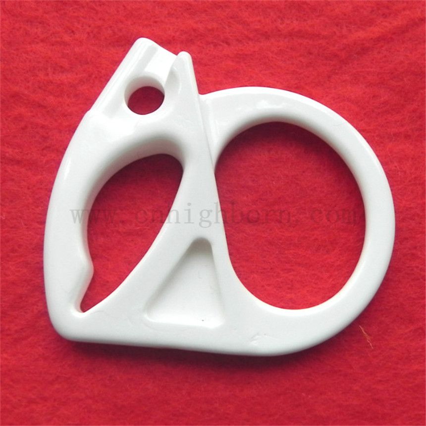 Customized Zirconia Ceramic Eyelet Guide For Textile Machine Parts