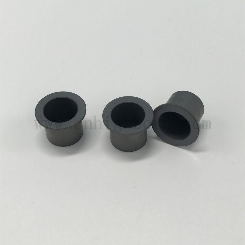 Flanged SIC Ceramic Oil Cup Silicon Carbide Heating Volatile Smelting Container Crucible