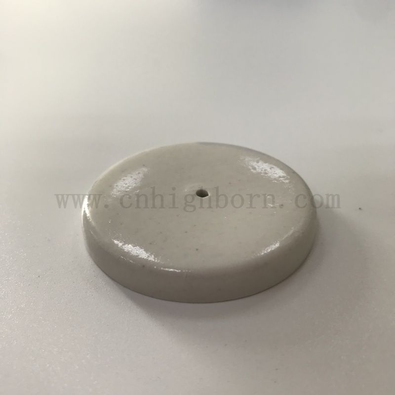 Laboratory Porcelain Lid for Melting Crucible Good Sealing Performance Ceramic Cover