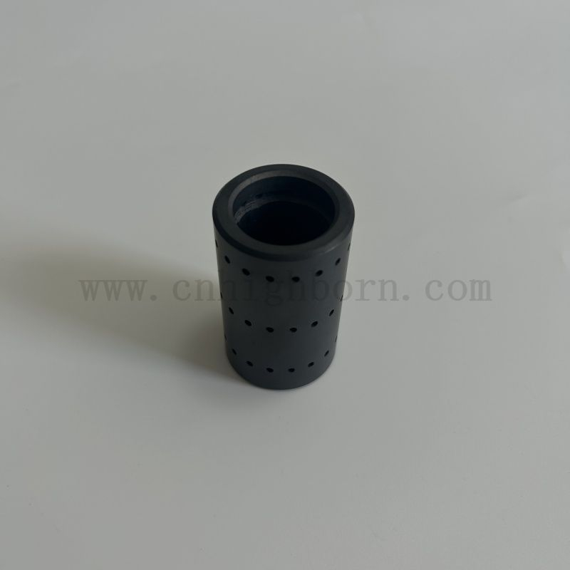 Customized SiC Ceramic Tube Silicon Carbide Tubing with holes