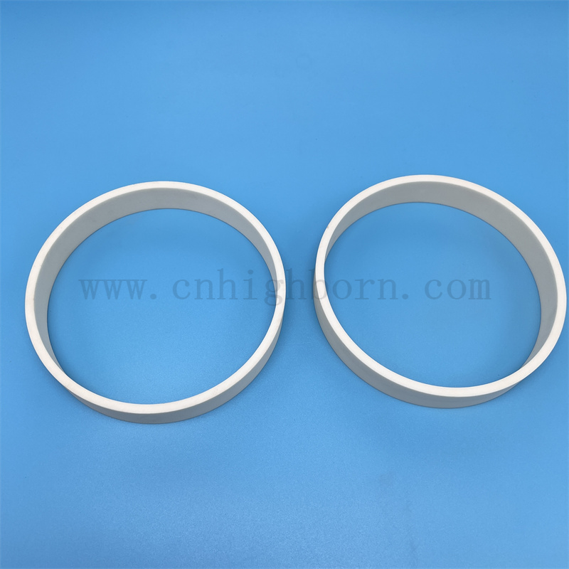 Customized Insulation Alumina Ring Large Diameter Al2O3 Ceramic Loop
