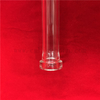 Customized Clear Fused Silica Quartz Glass Tube with Flange on Two Ends