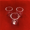 Laser Drilling Transparent Quartz Glass Round Bottom Cylinder Crucible