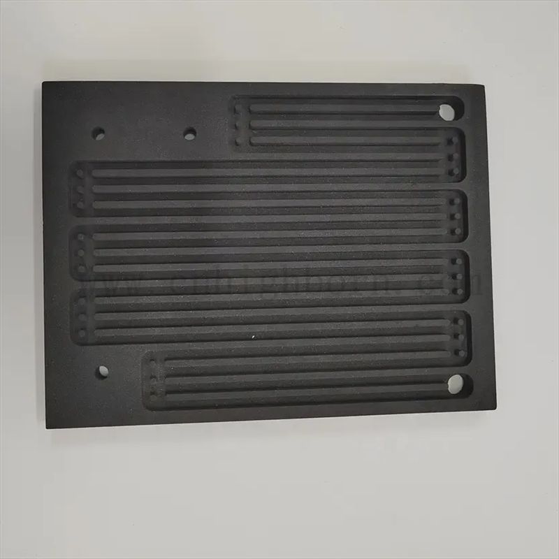Customized RBSIC/SISIC Sintered Silicon Carbide Ceramic Bipolar Plate Sic Board