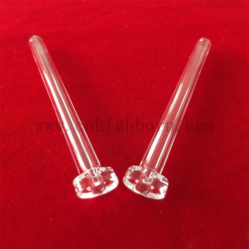 transparent quartz glass tube