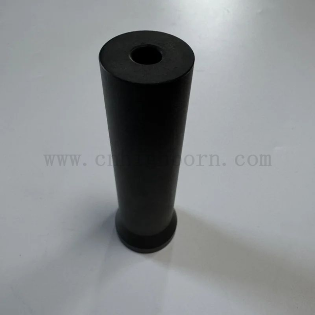 Customized Silicon Carbide Irregular Bush Pipe with Flange Reaction Sintered SiC Ceramic Part /Tube