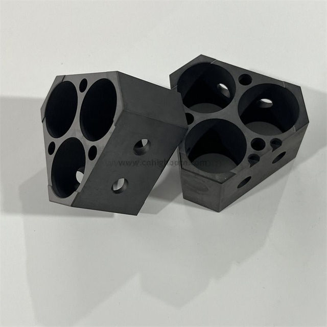Silicon Carbide Triangular 3-Cavity Fixture SIC Component