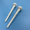 Refractory Cordierite Screw Insulator Corundum Mullite Ceramic Thread Rod