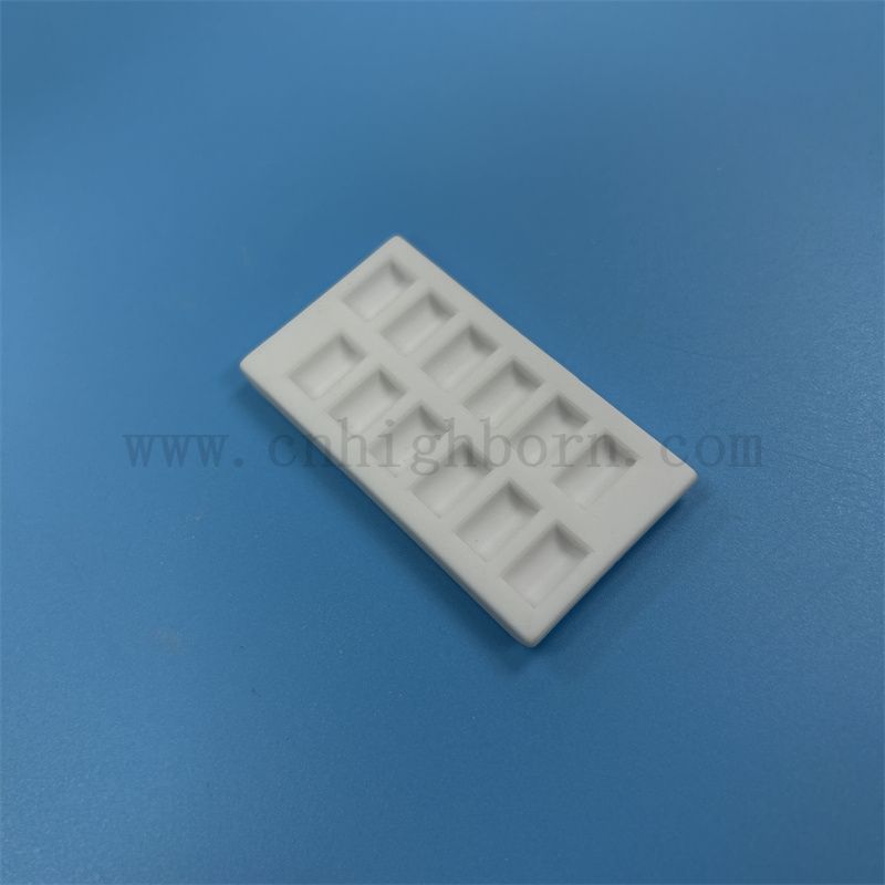 Customized Corundum Mullite Ceramic Board Refractory Cordierite Ceramic Crucible