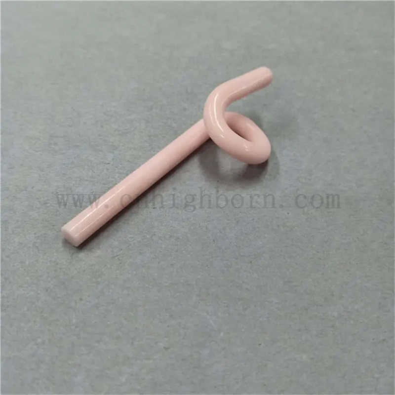 High Strength Alumina Ceramic Pigtail Yarn Guide Textile Machinery Parts