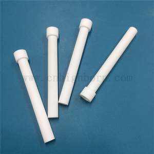 Easy Processed Machinable Glass Ceramic Macor Sleeve with Flange