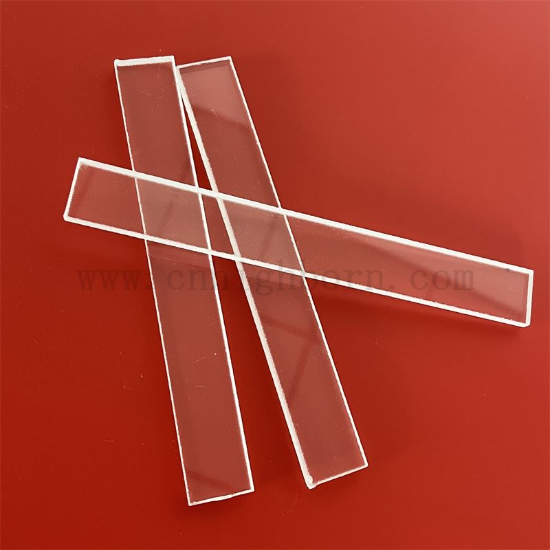 Chemistry Corrosion Resistance Rectangle Transparent Quartz Glass Sheet