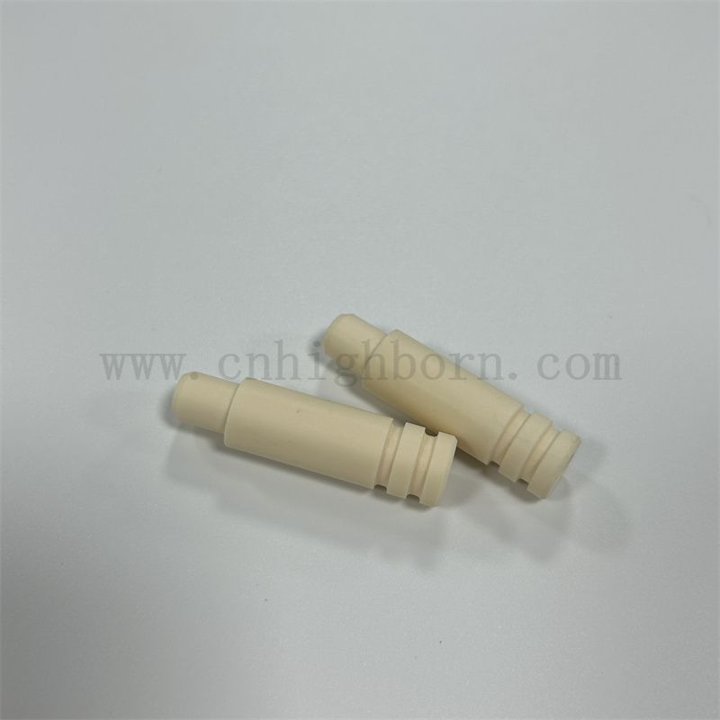 Electrical Insulating Precision 99 Alumina Porcelain Al2o3 Ceramic Tube With Step