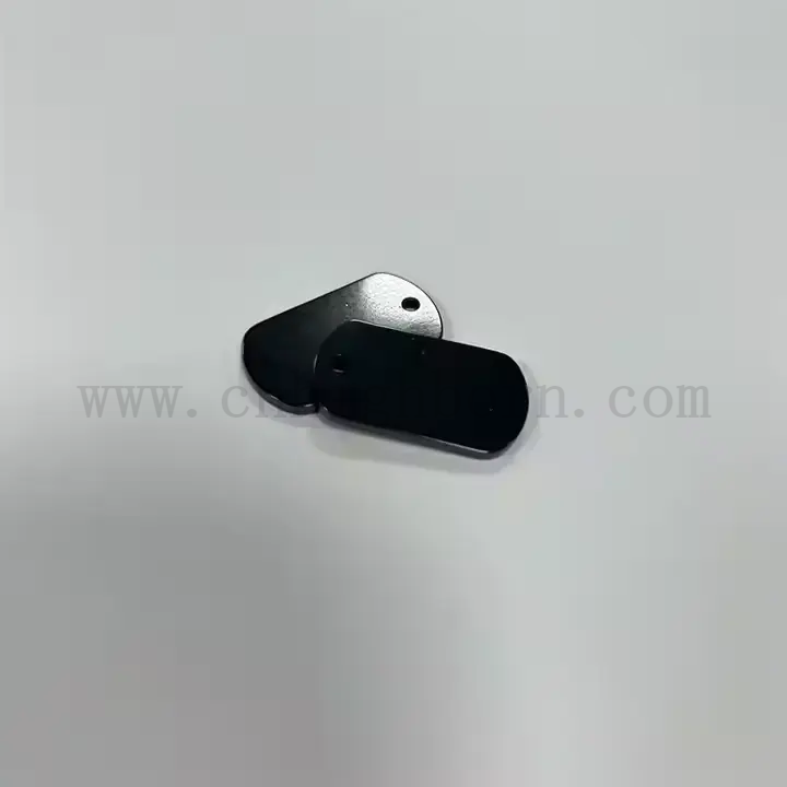 Customized Black Zirconia Plate Polished ZrO2 Ceramic Piece