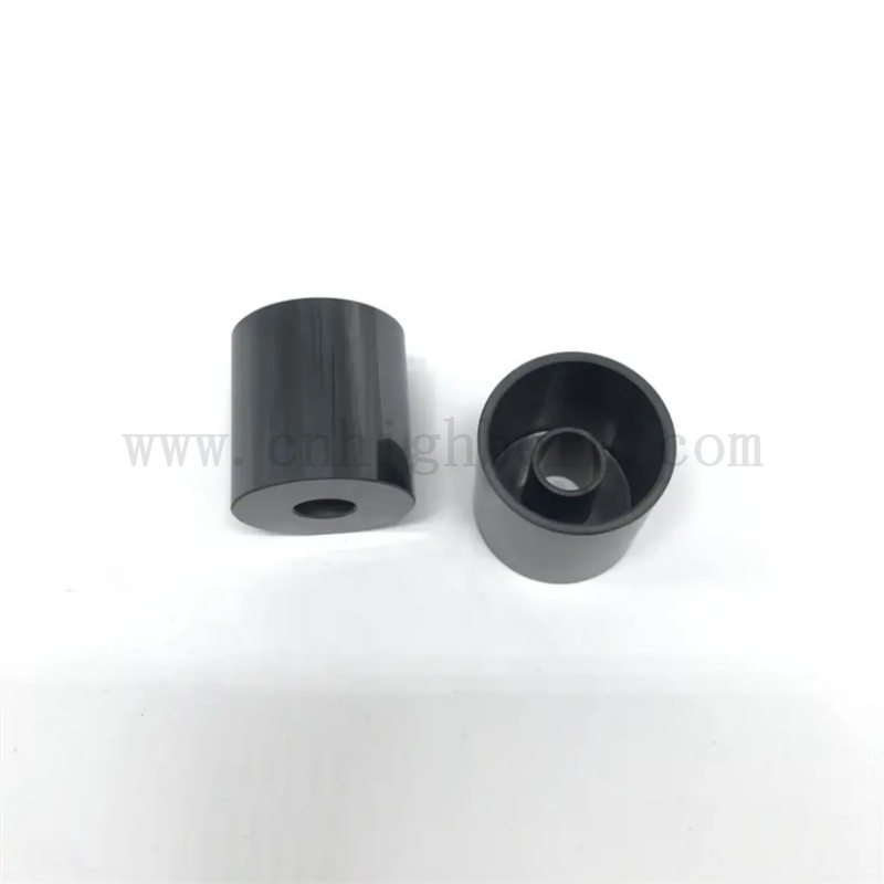 Customized SSiC Dry Herb Vaporizer Oil Cup Silicon Carbide Ceramic Heating Crucible