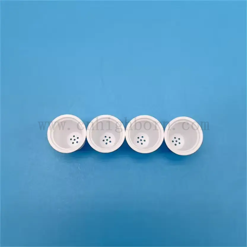 High Temperature Resistance Alumina Ceramic Oil Cup for Herbal Volatilization Al2o3 Ceramic Crucible