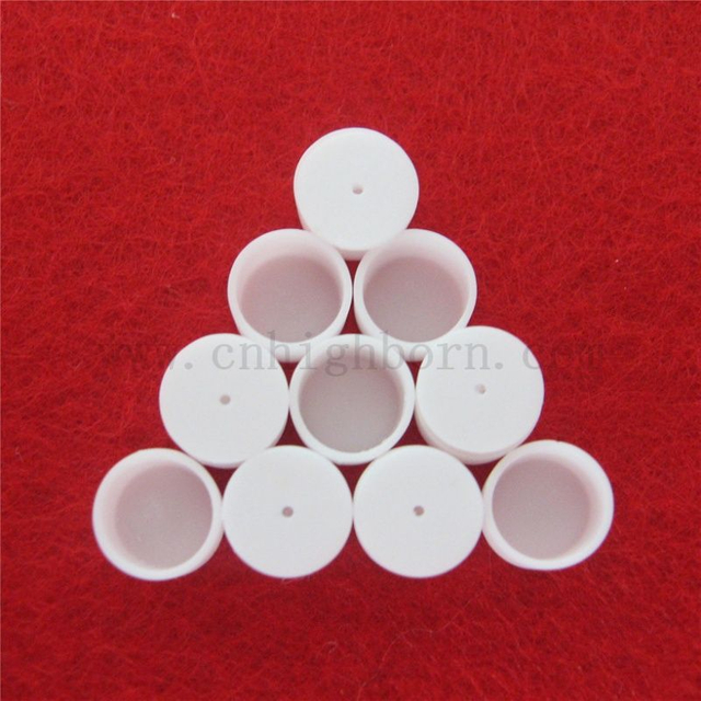 D6.8 x H4mm 99% Al2o3 Ceramic Thermal Analysis Crucible Alumina Heating Pot