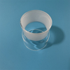 Customized Transparent Shape Quartz Glass Tube with Frosted Mouth