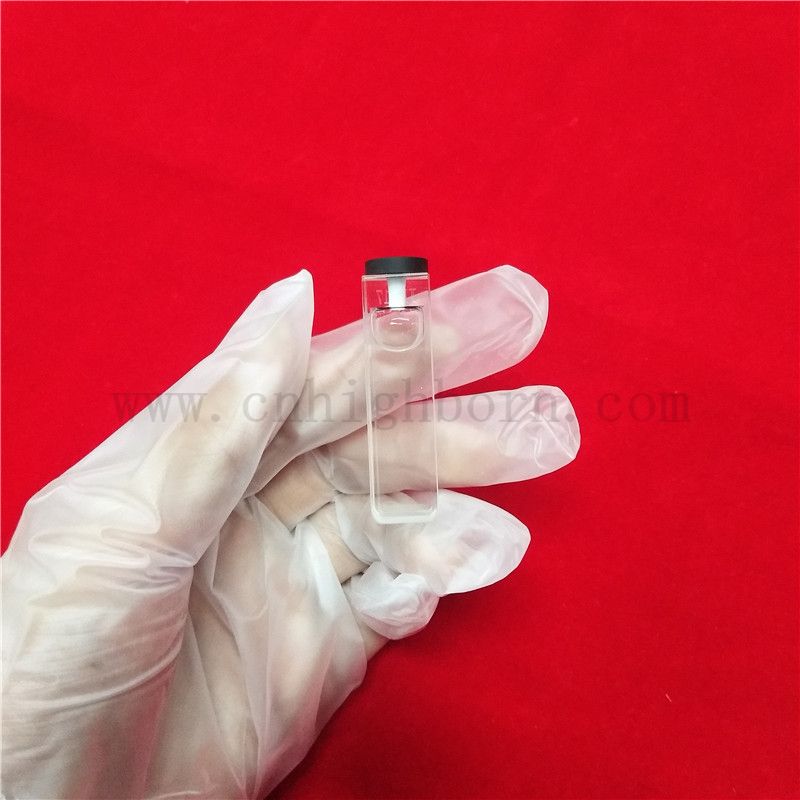 Laboratory High Precision UV 10mm Path Length quartz glass cuvette