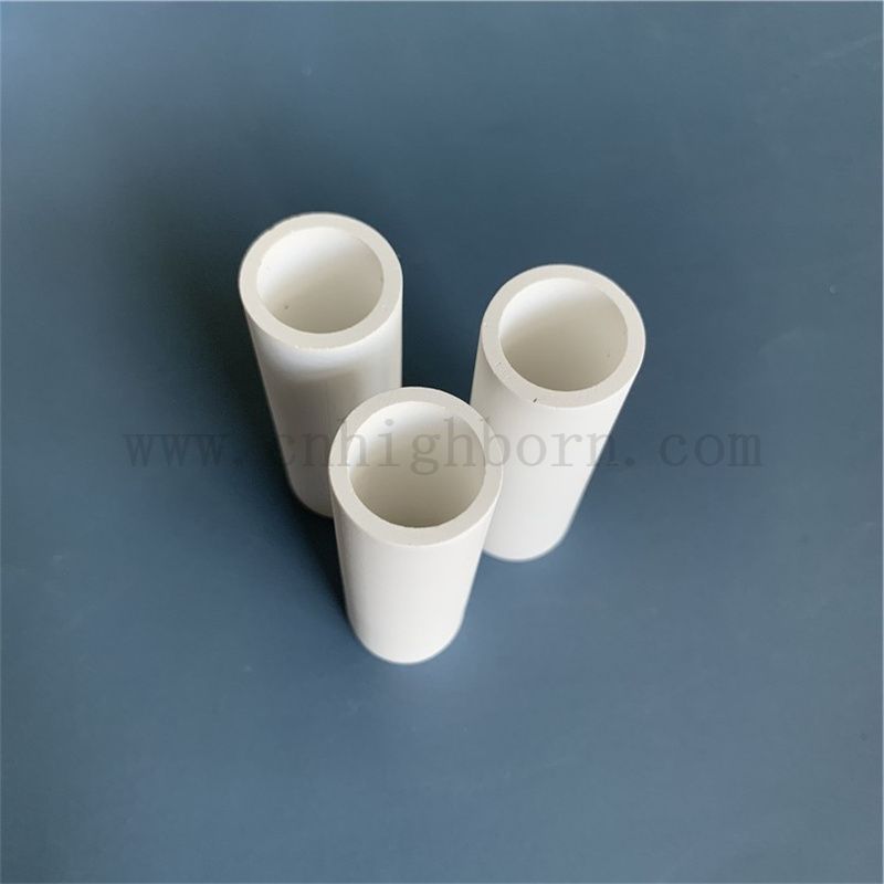 45% high porosity porous alumina ceramic tube microporous ceramic pipe for noise reduction