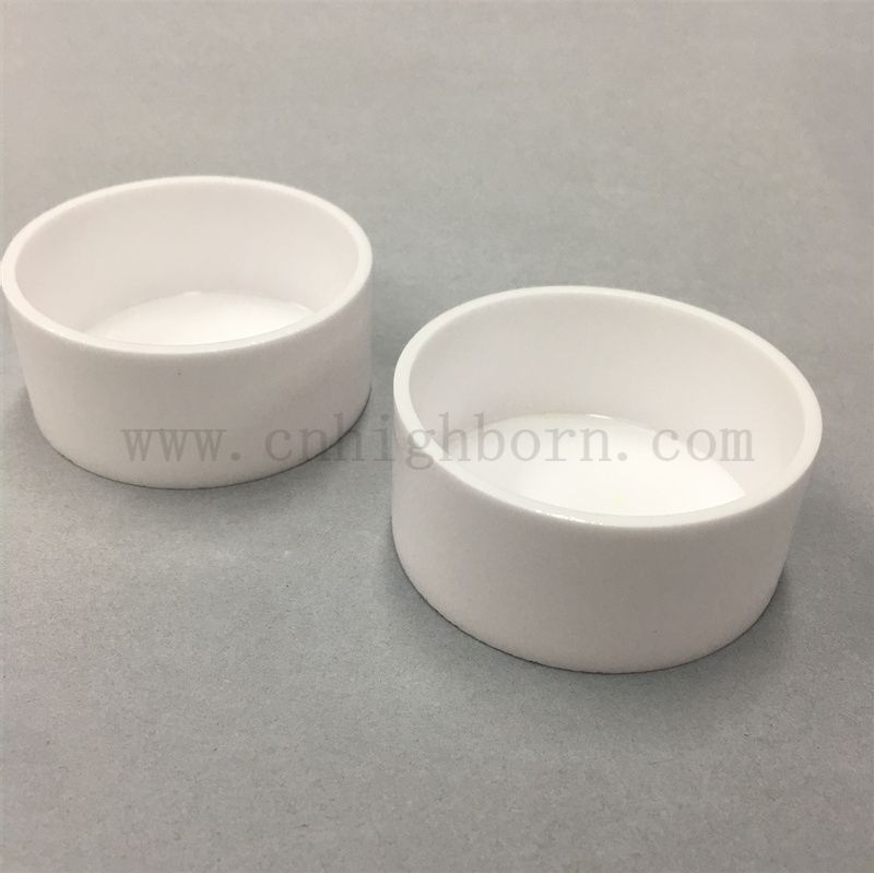 Glazing Surface Alumina Crucible Alumina Ceramic Crucible