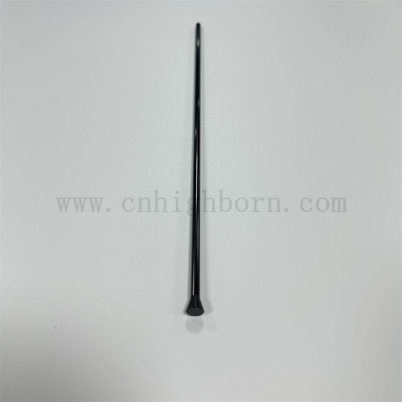 Custom Black Zirconium Oxide Ceramic Bar /rod High Hardness OEM Corrosion Resistant