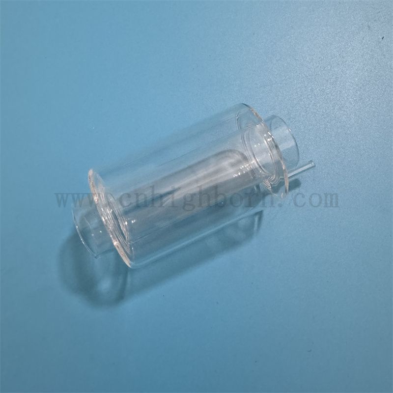 Heat And Corrosion Resistant Customized Double Layer Transparent Quartz Glass Tube