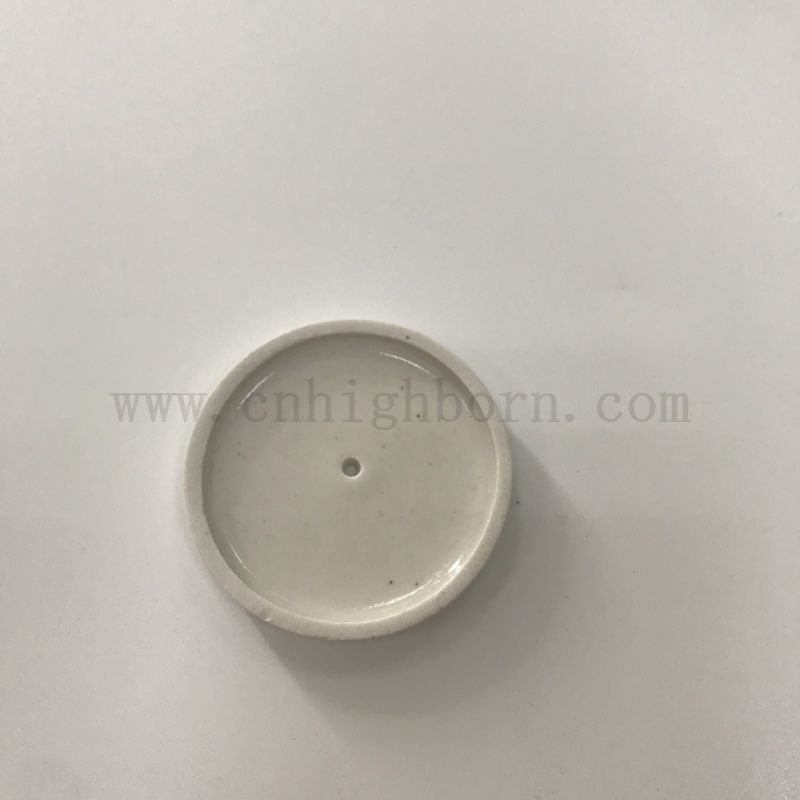 Laboratory Porcelain Lid for Melting Crucible Good Sealing Performance Ceramic Cover