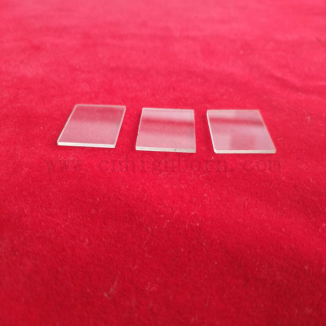  High Transmittance Square Clear Silica Quartz Glass Sheet for Optical Instruments