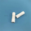 Customized Macor Solid Shaft Machinable Glass Ceramic Thread Bar with SS Inserts