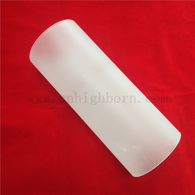 Frosted Heat Resistance Translucent Big Size Quartz Silica Tube