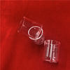 Laser Drilling Transparent Quartz Glass Round Bottom Cylinder Crucible