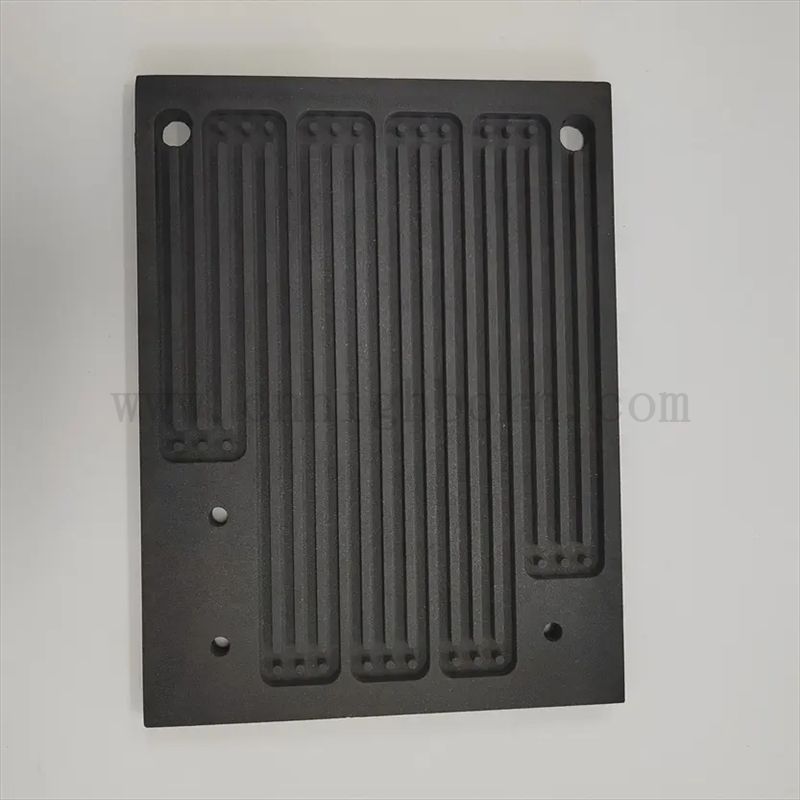 Customized RBSIC/SISIC Sintered Silicon Carbide Ceramic Bipolar Plate Sic Board