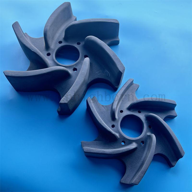 Insulator Silicon Carbide Reaction Sintered Part Wear Resistant SiC Ceramic Irregular Block