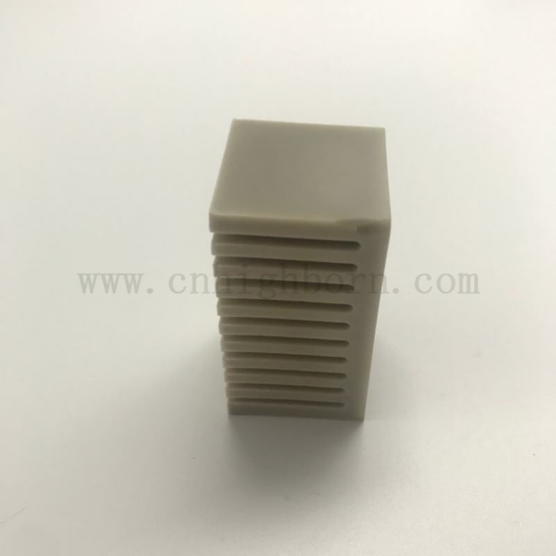 Industrial Ceramic AlN Aluminium Nitride Parts Heat Sinks And Heat Spreaders Parts