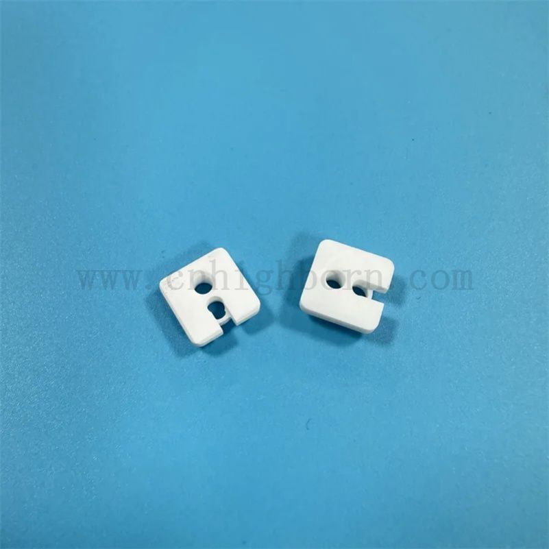 Insulator Zirconia Special-shaped Insulation Bracket Yttrium Stabilized White ZrO2 Ceramic Plate/Part