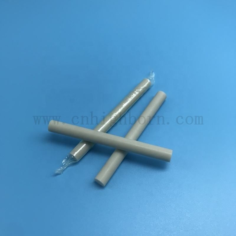 Aluminum Nitride AlN Ceramic Rod 170W/mK Heat Transfer Ceramic Shaft Bar
