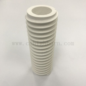 Customizable Mullite Ceramic Pipe Thread Tube High Temperature Resistant for Kiln
